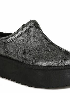 LONDON RAG - Platform Slip-On Women's Shoe - 8